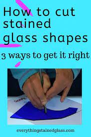Cutting Glass Shapes In Stained Glass