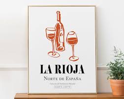 La Rioja Northern Spain Red Wine Bottle