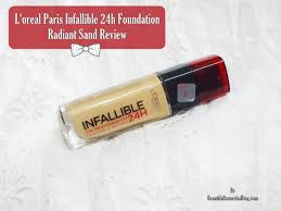 loreal paris infallible 24h foundation