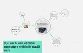 the human body contains enough carbon