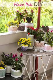 10 cute ways to decorate your flower pots