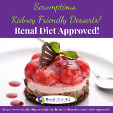 kidney friendly desserts renal t hq