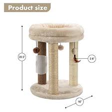 mecool 4in1 small cat tree scratching