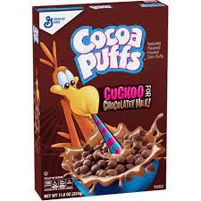 cocoa puffs chocolate cereal