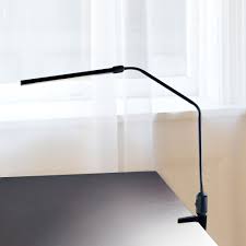Modern Contemporary Led Clamp Desk Lamp By Lavish Home Black Walmart Com Walmart Com