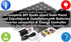 How To Install A Solar Panel Design Calculation Step