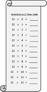 printable multiplication table