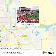 How To Get To Sam Boyd Stadium In Whitney By Bus Moovit
