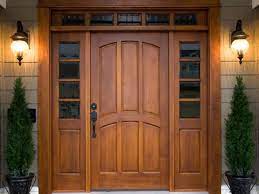 exterior teak wooden doors with windows