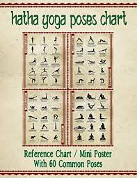 Hatha Yoga Poses Chart 60 Common Yoga Poses And Their Names