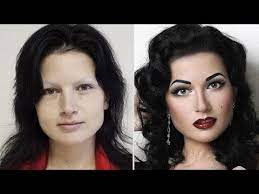 stunning before and after make up pics