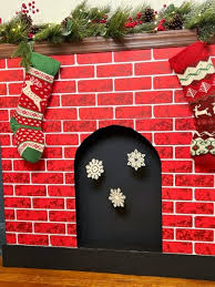 Cardboard Holiday Fireplace Makerx