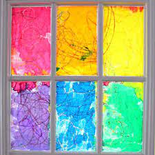 Make Rainbow Stained Glass Window