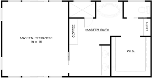 Villa Master Suite Plan 630 Mill