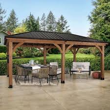 Wooden Carport Pavilion Gazebo