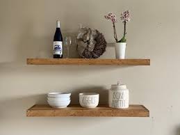 Wood Floating Shelf 2 Inch Thick 10