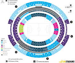 football seating map optus stadium
