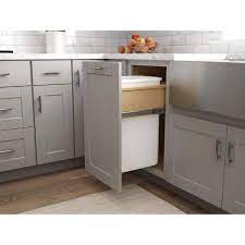 trash can base kitchen cabinet