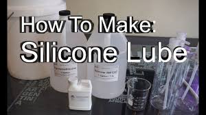 how to make silicone lube for latex