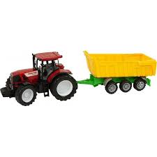 lean sport large red tractor with