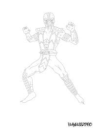 Mk11 scorpion by rymslm on deviantart. Mortal Kombat X Coloring Pages Drone Fest
