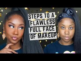 how to apply a full face of makeup step