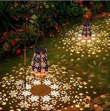 2 pack solar lights outdoor decorative