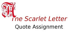 The Scarlet Letter Quote Assignment