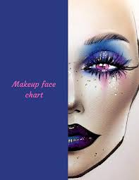 Makeup Face Chart A Professional Blank Makeup Practice