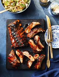 sticky sweet korean barbecue ribs
