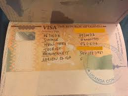 uganda visa uganda tourist visa on