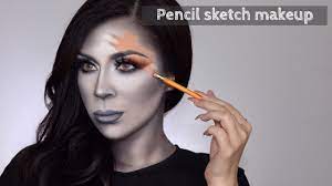 pencil sketch makeup tutorial l