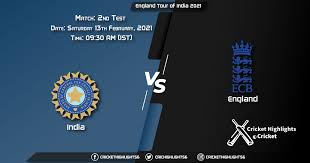 Watch the paytm india vs england 2021 trophy live streaming on yupptv from continental europe and mena regions. India Vs England 2nd Test February 13 2021 Live Cricket Score England Tour Of India 2021