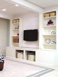 Diy Built In Media Wall Unit With Extra