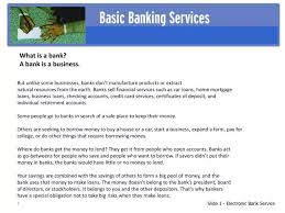 ppt slide 1 electronic bank service