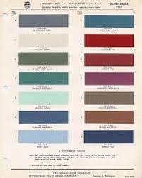 Gibson Custom Color Chart Retro Color Color Paint Code