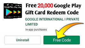 google play redeem code gift card
