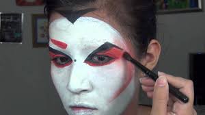 geisha kabuki makeup inspired