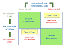 How do you interpret a Type 1 error?