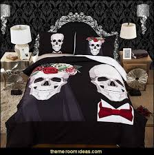 sugar skull bedding skull themed room