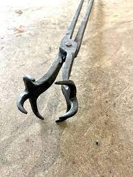 Fireplace Tongs Heavy Duty Forged