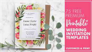 75 best wedding invitation templates