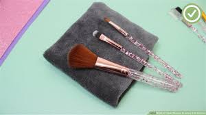 clean makeup brushes with alcohol