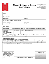 artist booking form template pdffiller
