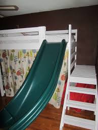 Ladder and slide are both against side of bunk bunk beds with slide fittings are generally shorter than typical bunks, which prevents slide at an acute angle. Diy Twin Loft Bed Plans Images Hollywood Florida Fireplace