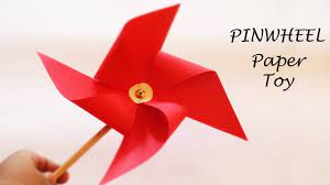 how to make paper pinwheel paper