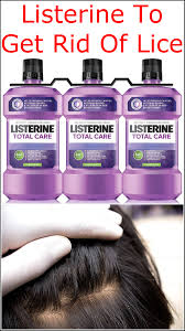 get rid of lice listerine foot soak