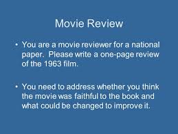 The Purge          IMDb How to write a film review  Name     