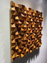 Acoustic Panel 3d Wood Wall Art Wooden