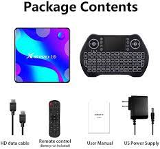 Buy Android TV Box 11.0, Smart TV Box RK3318 2GB 16GB Support 2.4G 5.8G  WiFi Bluetooth 4.1 with Mini Backlit Keyboard Ethernet LAN 3D 4K Video Android  Box Set Top TV Box